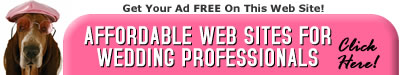 Affordable Wedding Web Sites for Wedding Professionals - Click Here
